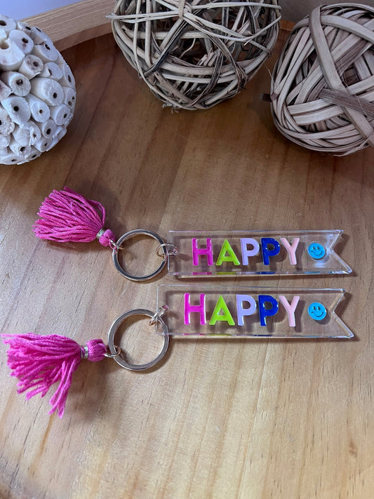 HAPPY-Schlüsselanhänger