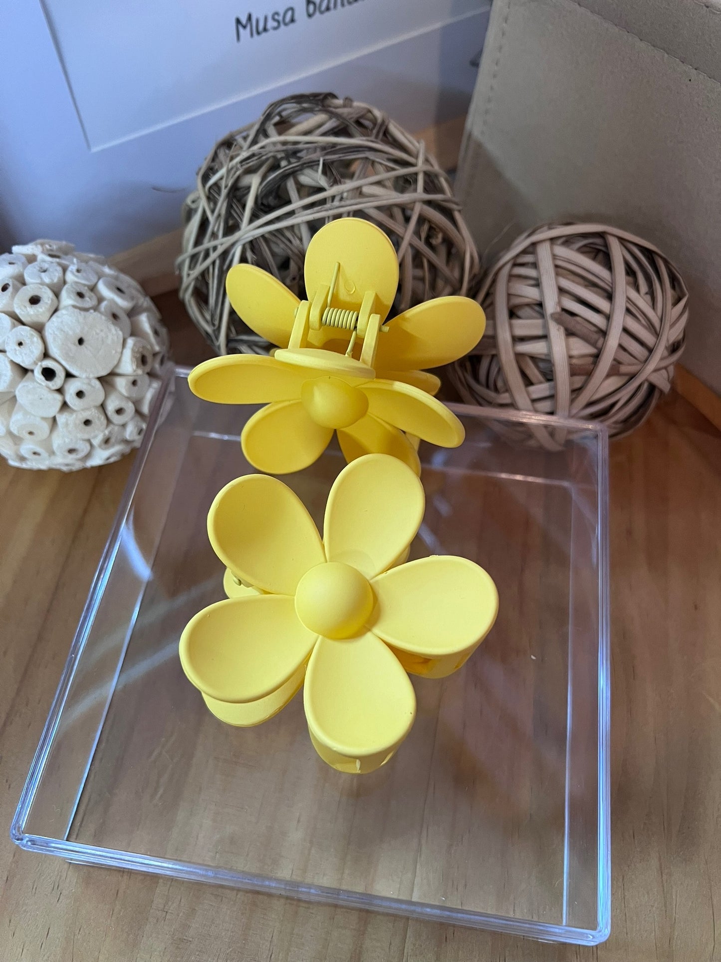 Blumen Haarklammer - verschiedene Farben
