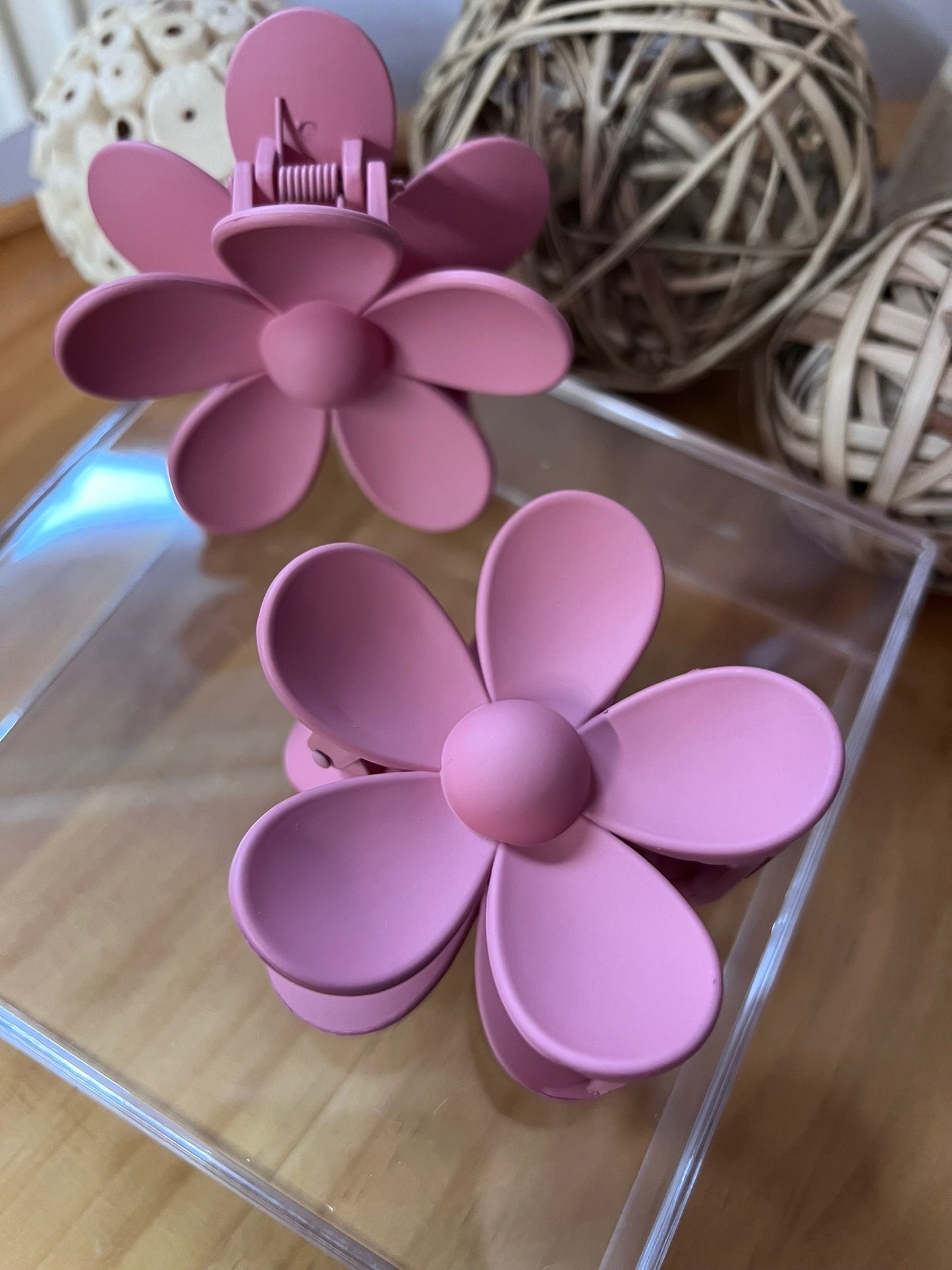 Blumen Haarklammer - verschiedene Farben