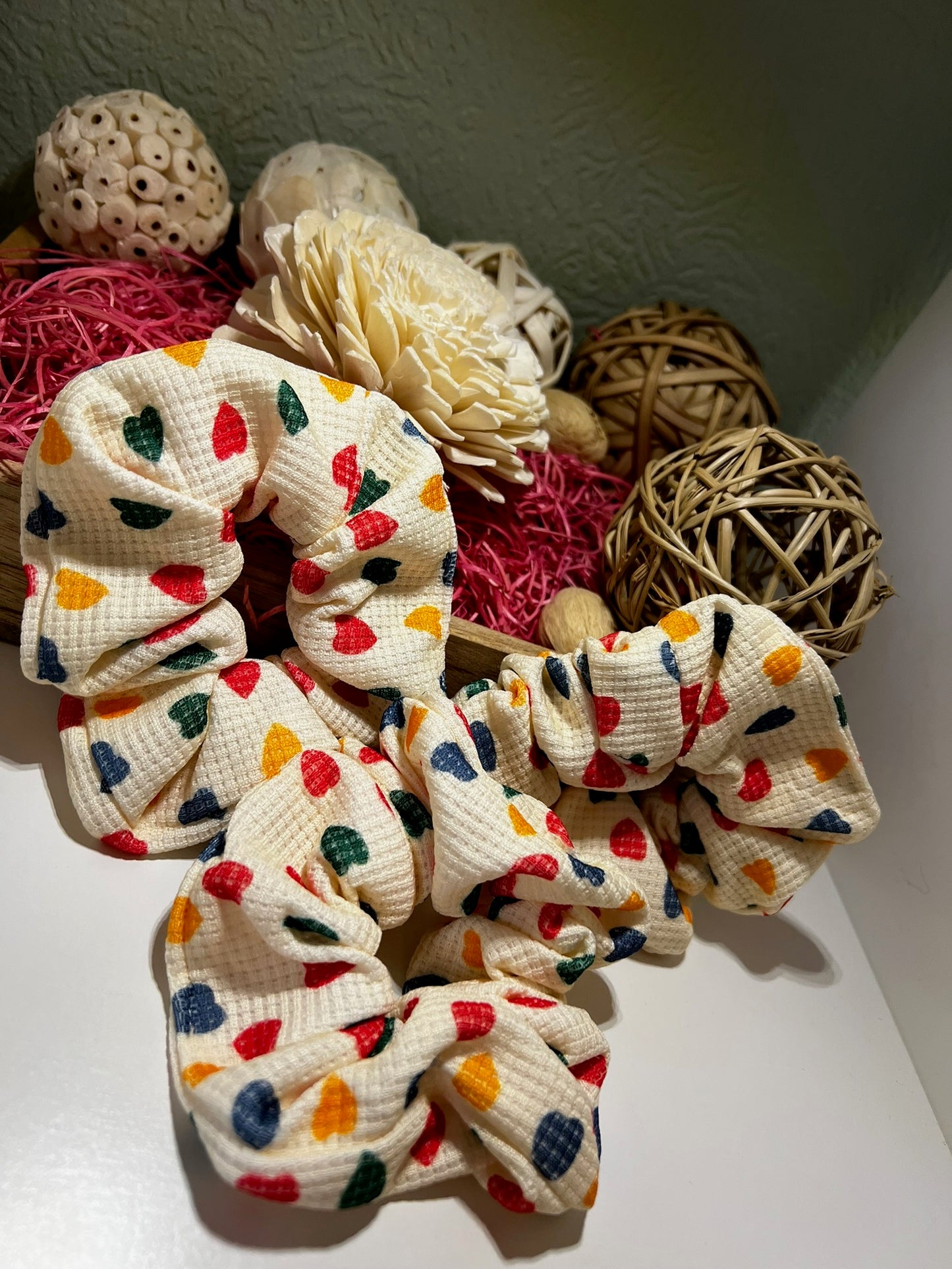Heart Scrunchie