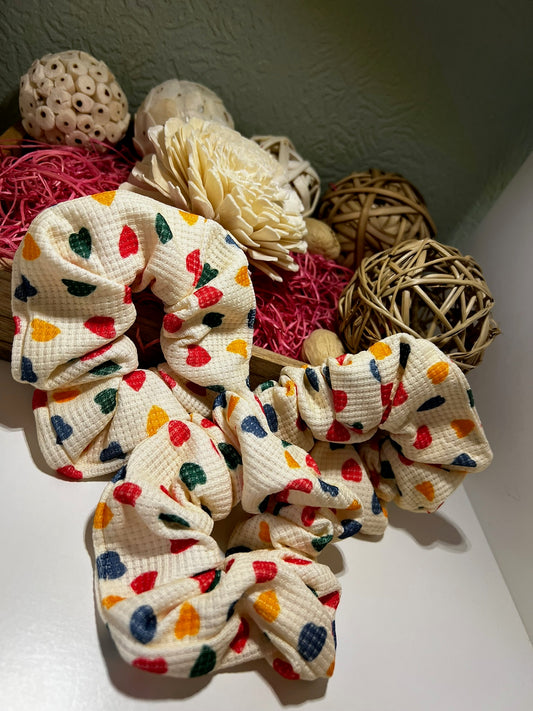 Heart Scrunchie