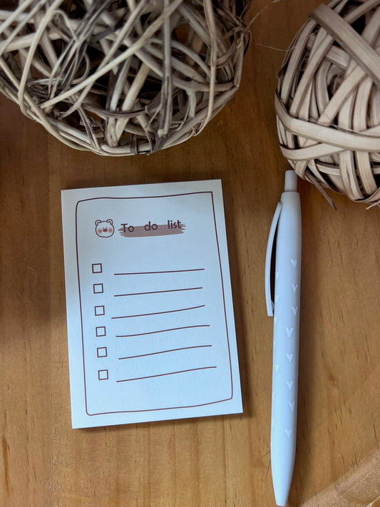 Teddy To Do List