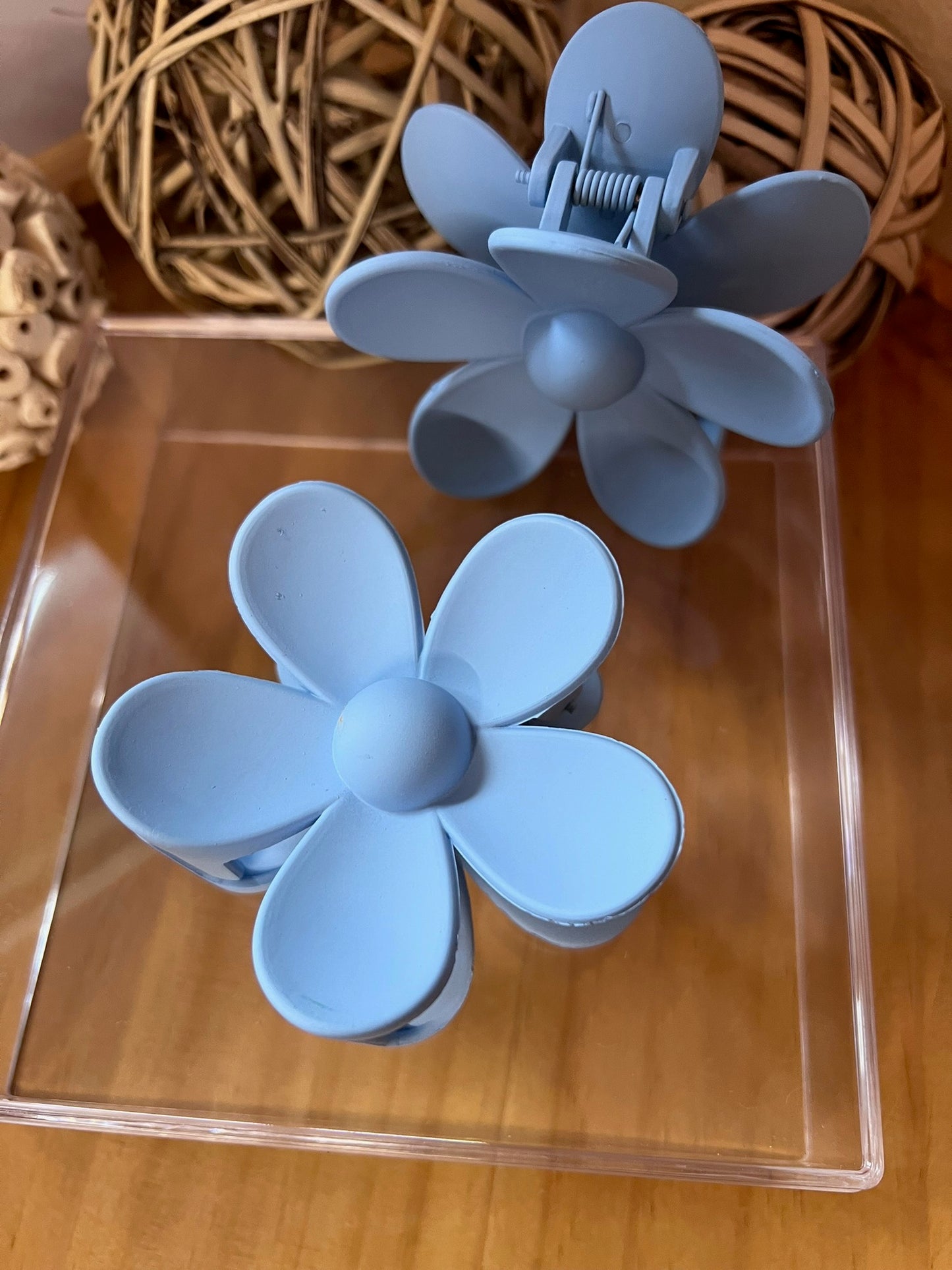 Blumen Haarklammer - verschiedene Farben